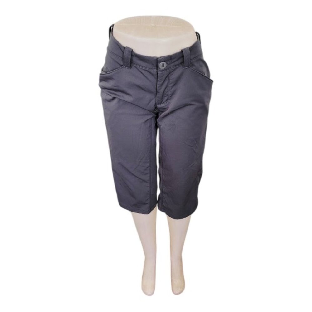 Nau Women's Dark Gray Slash Pocket High-Rise Casual Capri Pants Size 30